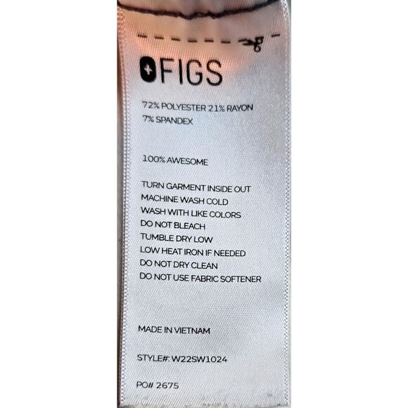 Figs Catarina One-Pocket Medical Scrub Top‎ in Charcoal PrideWomen's Size XXS - Picture 5 of 5